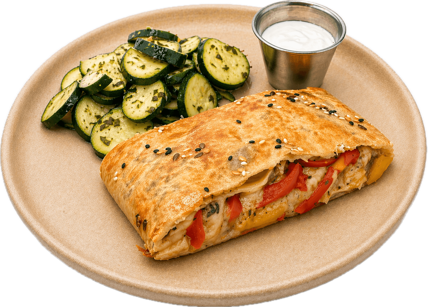 Chicken Pepper Smoked Cheese